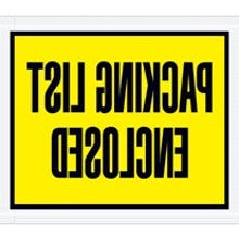 4.5x5.5 Yellow Packing List Enclosed Envelopes 1000/Case PL401