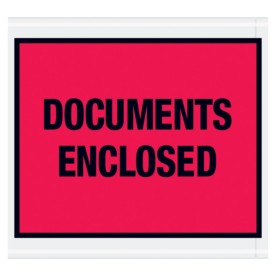 10x12 2 Mil Red Packing List Envelopes 500/Case PL437