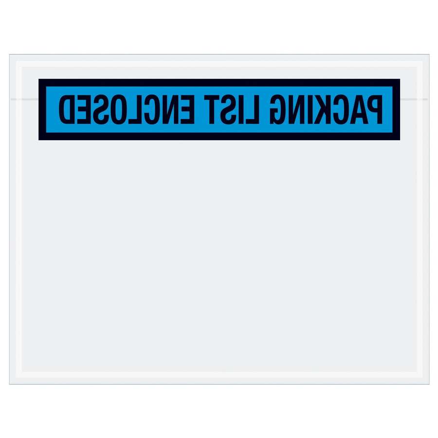7x5.5 2 Mil Blue Packing List Enclosed Envelopes PL458