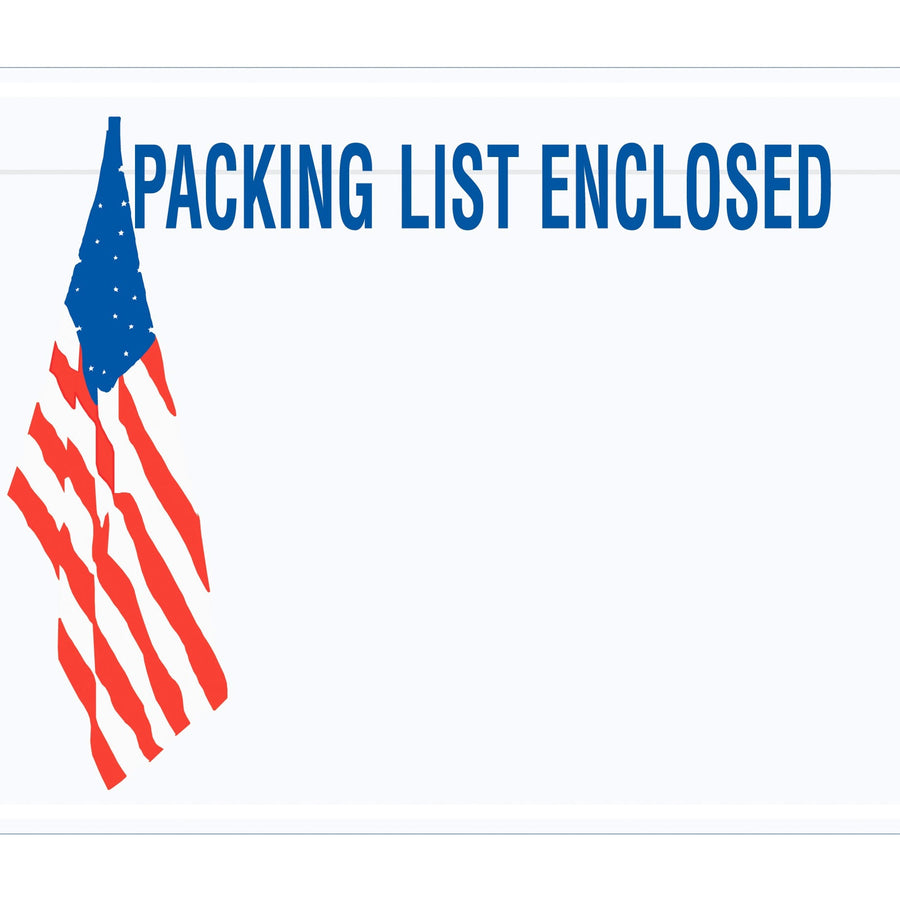 7x5.5 2 Mil Packing List Envelopes PL468