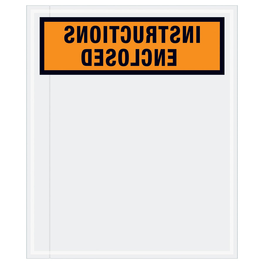 12x10 2 Mil Orange Packing List Envelopes 500/Case PL479