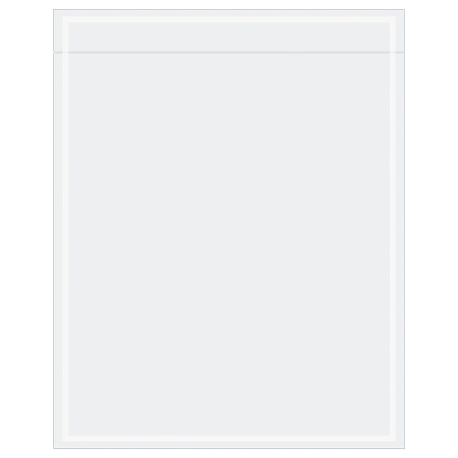 12x15 2 Mil Clear Face Packing List Envelopes 500/Case PL527