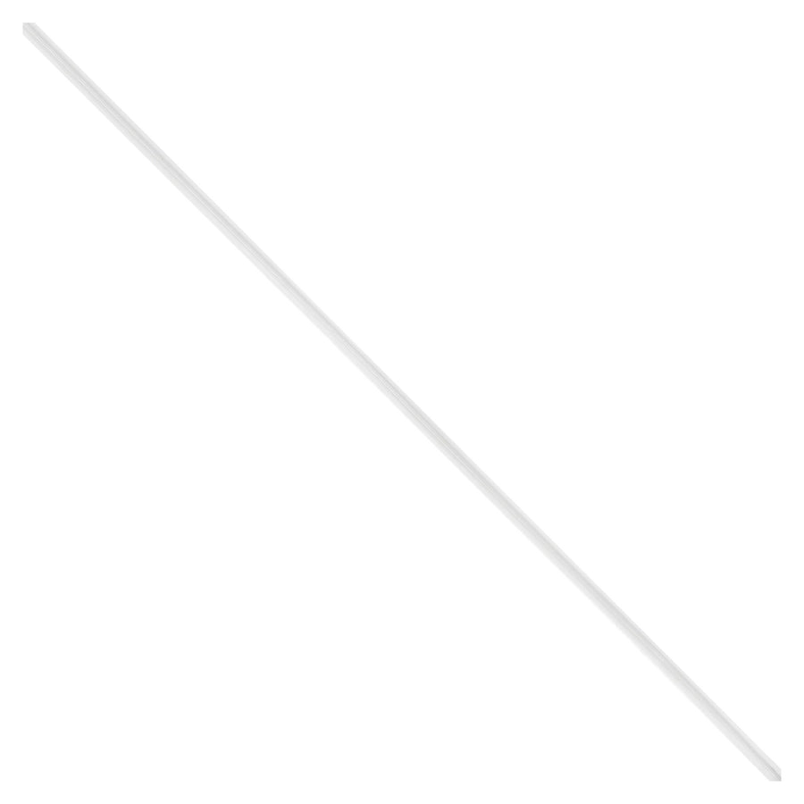 10 in White Plastic Twist Ties 2000/Case PLT10W