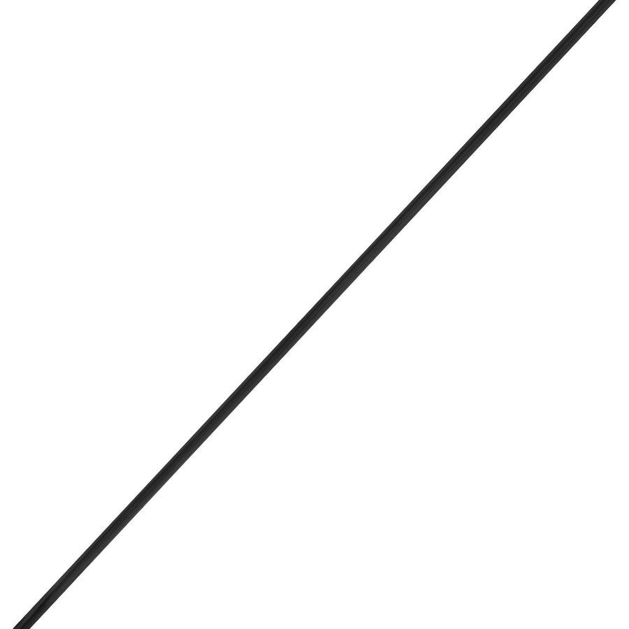 12 in Black Plastic Twist Ties 2000/Case PLT12K
