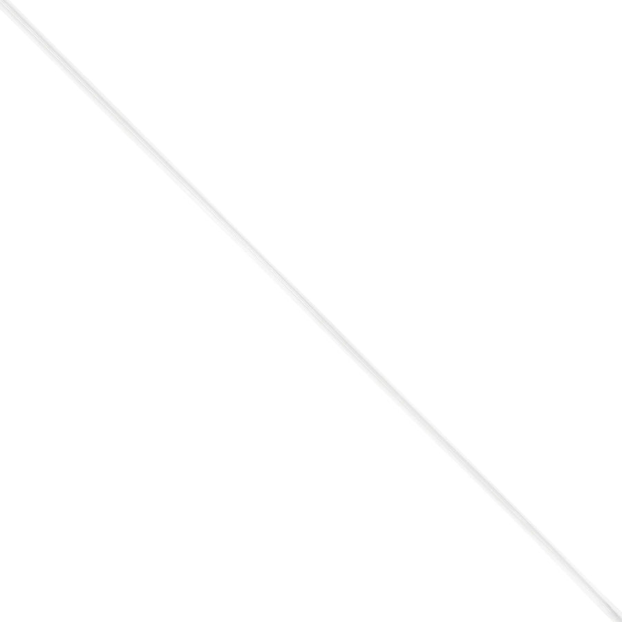 4 in White Plastic Twist Ties 2000/Case PLT4W