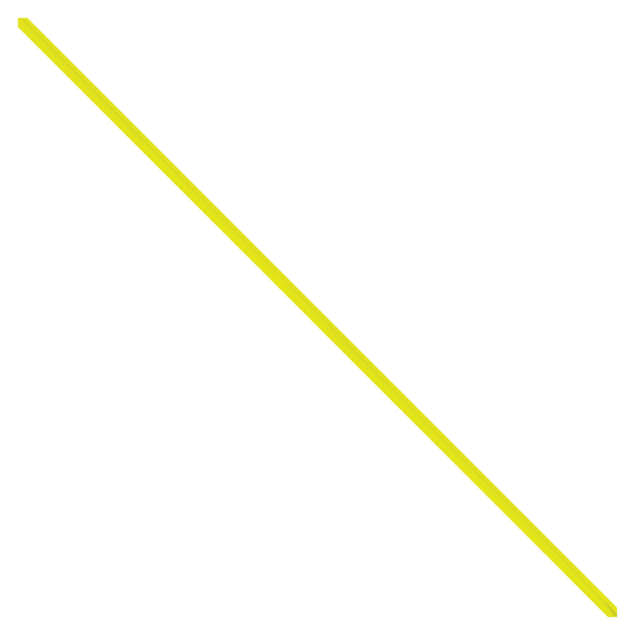 4 in Yellow Plastic Twist Ties 2000/Case PLT4Y