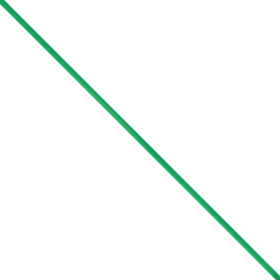 5 in Green Plastic Twist Ties 2000/Case PLT5G