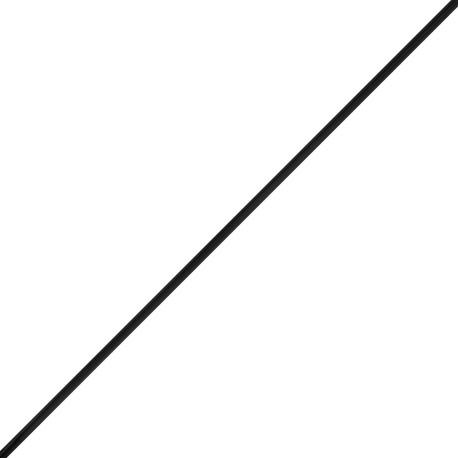 5 in Black Plastic Twist Ties 2000/Case PLT5K