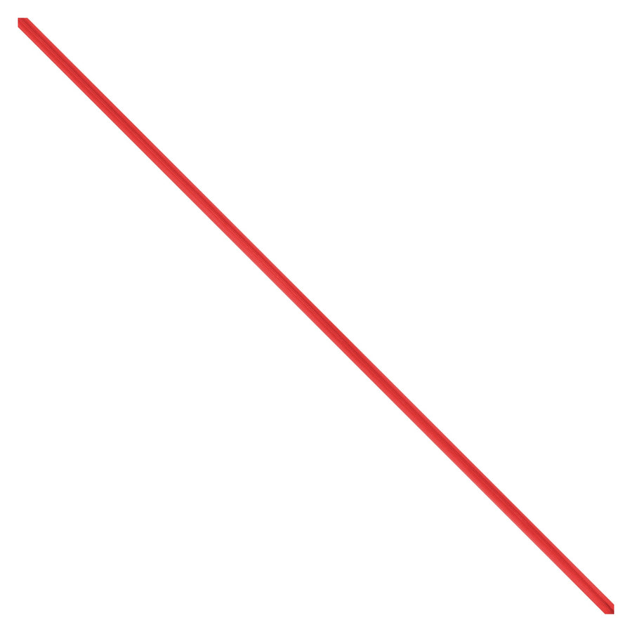 5 in Red Plastic Twist Ties 2000/Case PLT5R