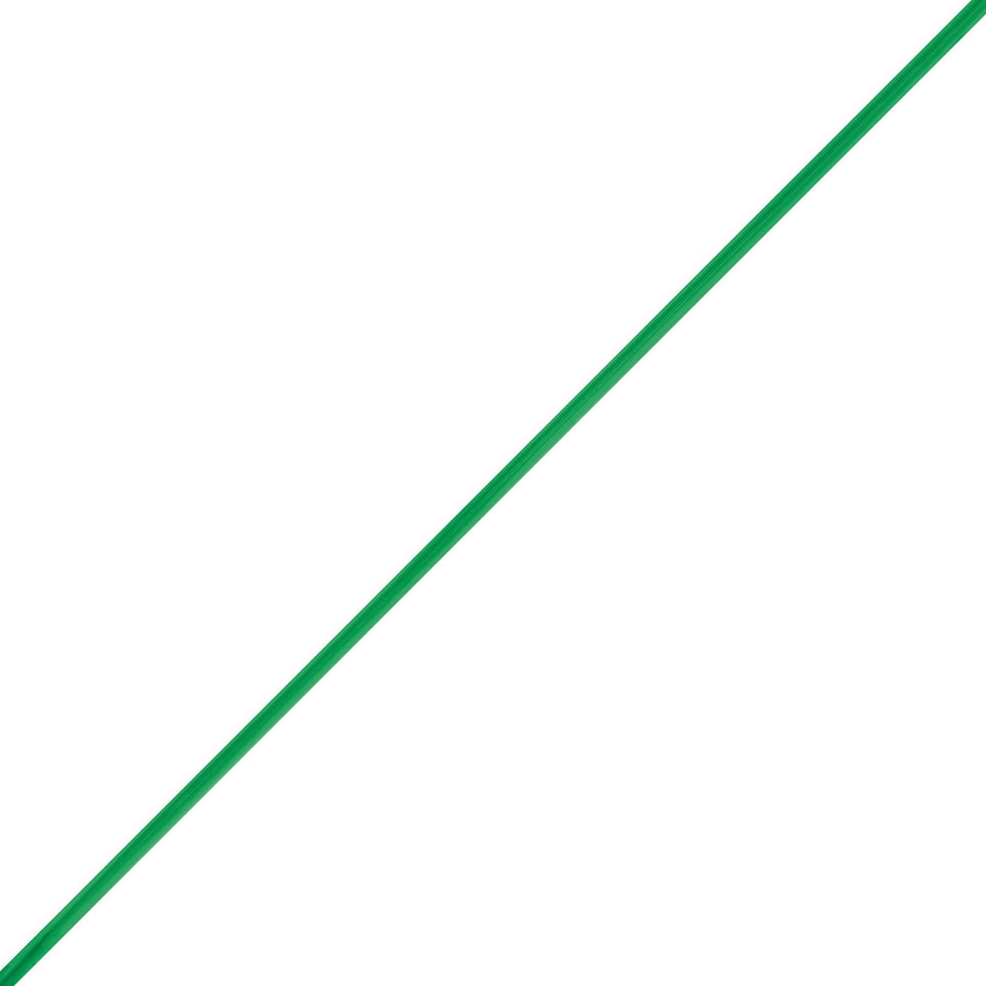 6 in Green Plastic Twist Ties 2000/Case PLT6G