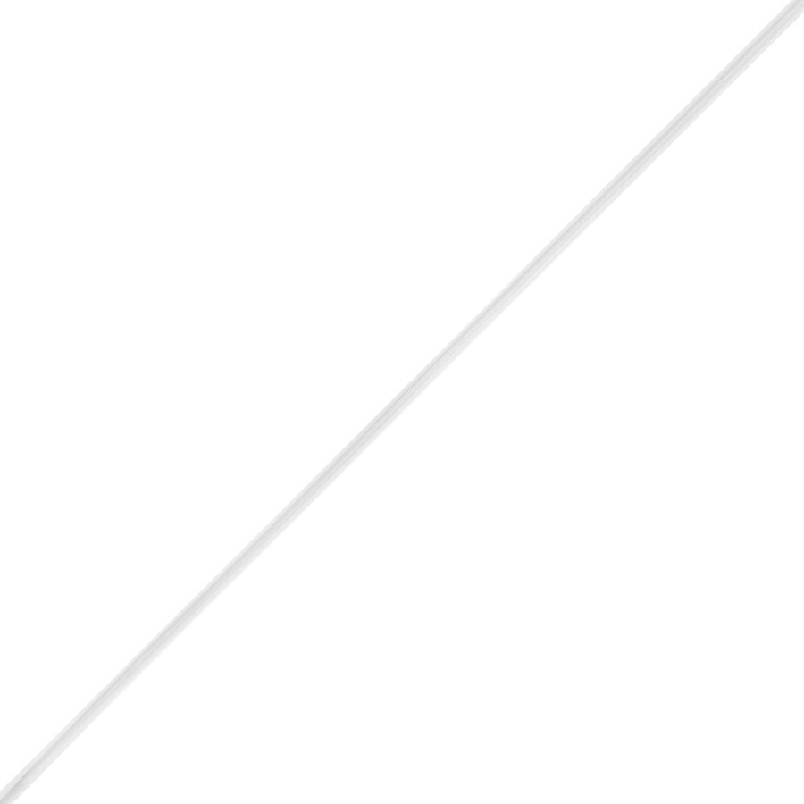 6 in White Plastic Twist Ties 2000/Case PLT6W