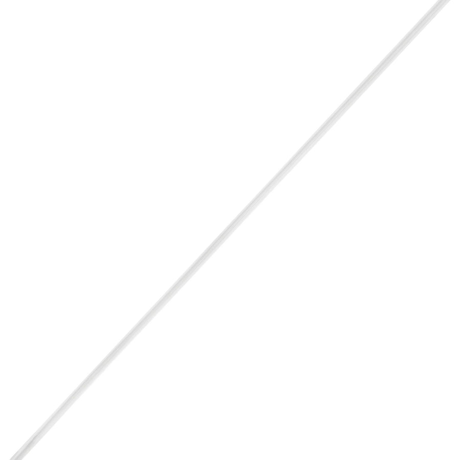 8 in White Plastic Twist Ties 2000/Case PLT8W