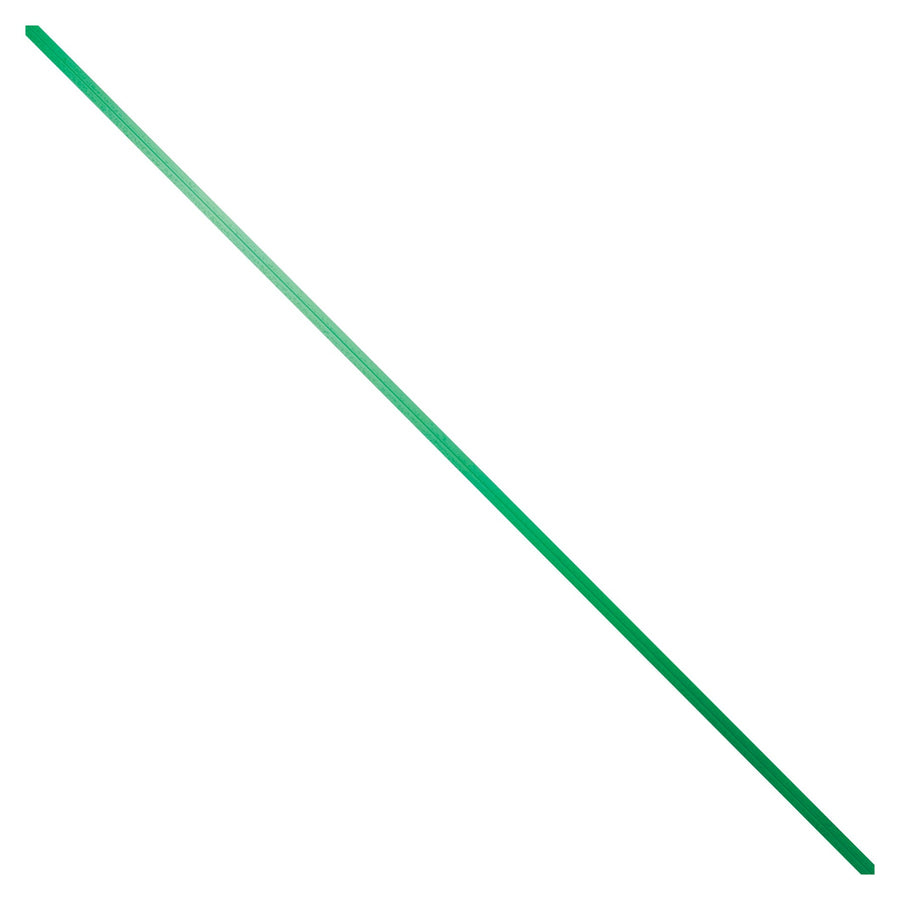 8 in Metallic Green Plastic Twist Ties 2000/Case PMT8G