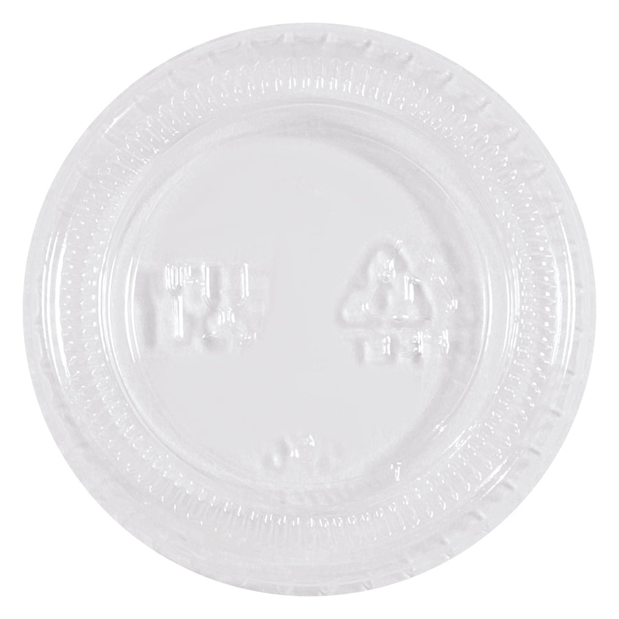 1 oz Clear Polypropylene Portion Cup Lids 2500/Case PORT1LID