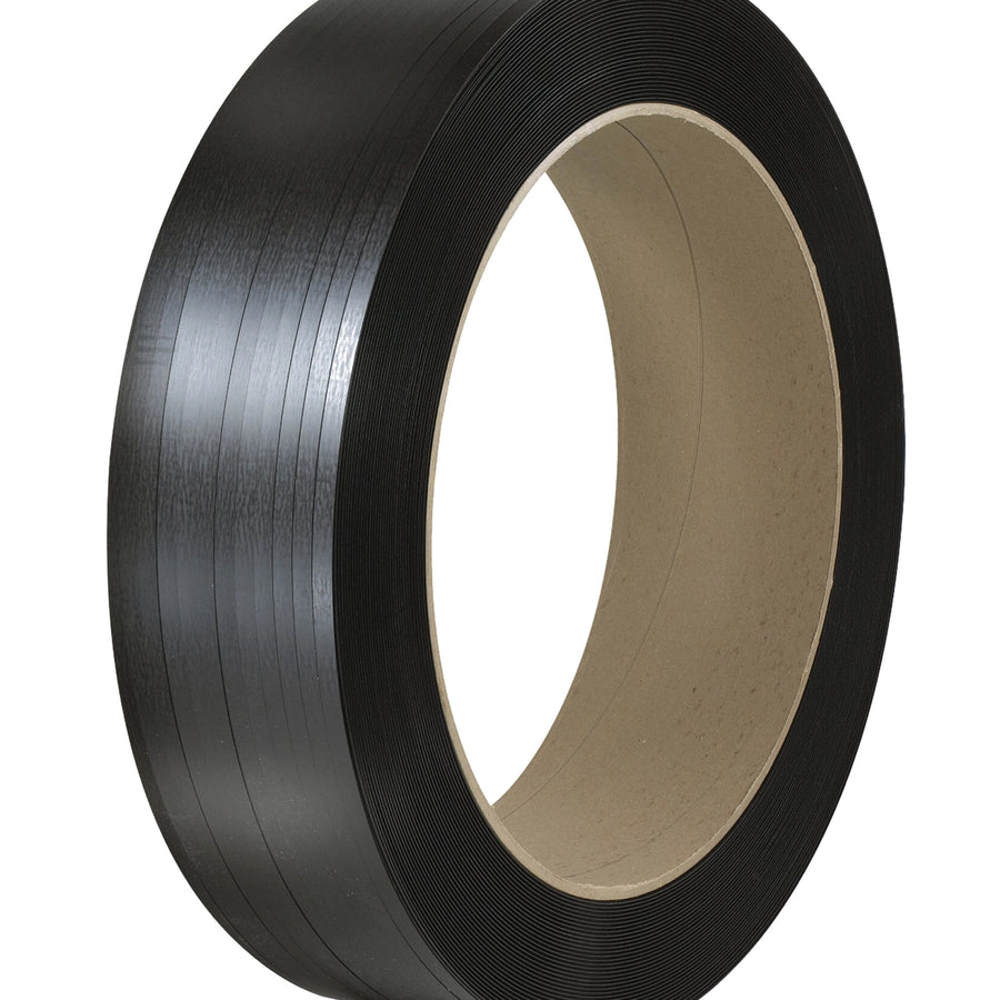1/2 in x 9000 ft .021 Black Polypropylene Hand Grade Strapping PS1221