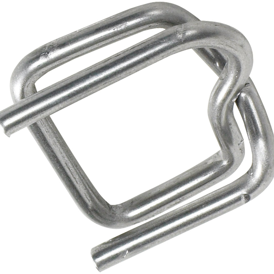1/2 in Steel Heavy-Duty Wire Poly Strapping Buckles 1000/Case PS12HDBUCK