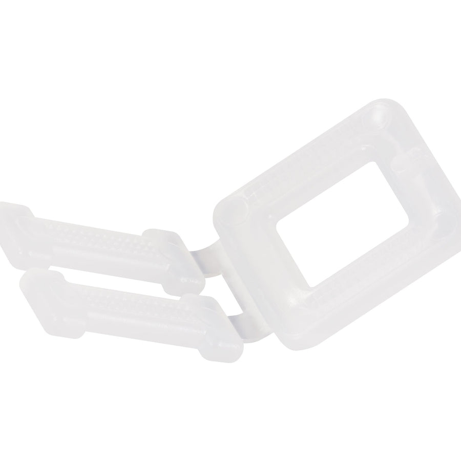1/2 in Plastic Poly Strapping Buckles 1000/Case PS12PLBUCK