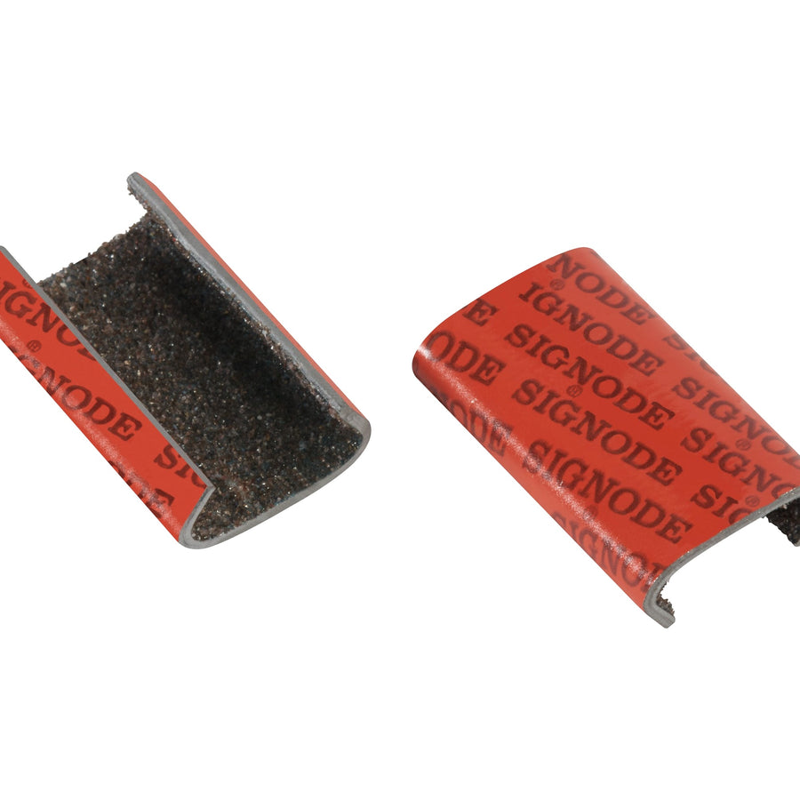 1/2 in Steel Sandpaper Strapping Seals 1000/Case PS12SAND