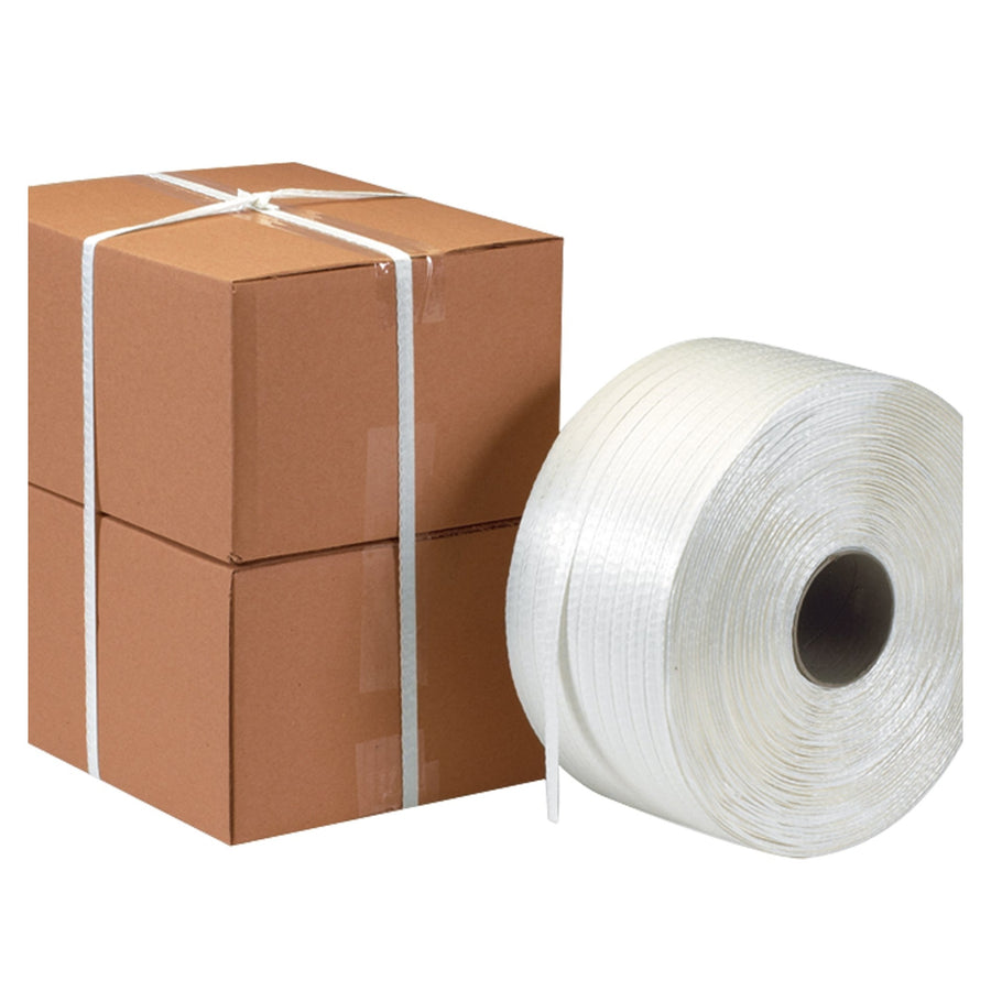 5/8 in x 3000 ft White Polyester Strapping PSC588