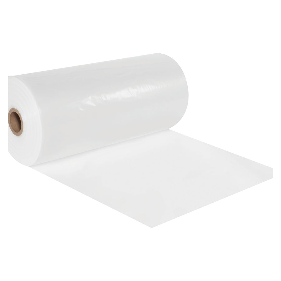7 in x 2150 ft 2 Mil Clear Poly Tubing 1 Roll PT0702