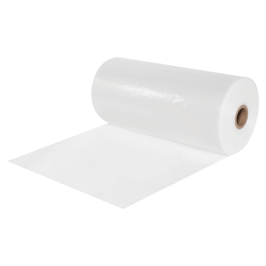 16 in x 2150 ft 2 Mil Clear Poly Tubing 1 Roll PT1602