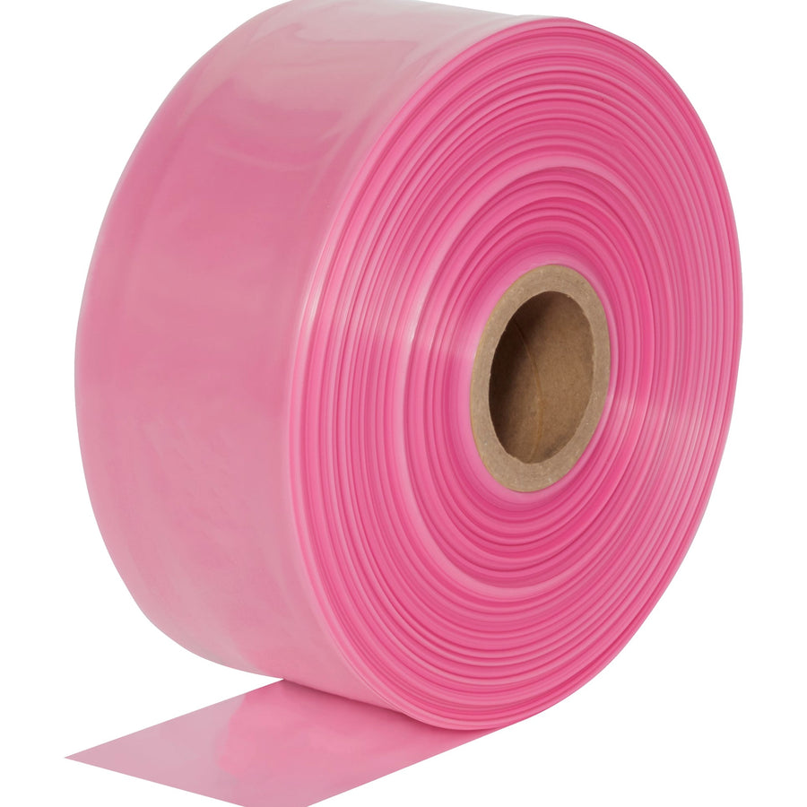 15 in x 1075 ft 4 Mil Pink Anti-Static Poly Tubing PTAS1504