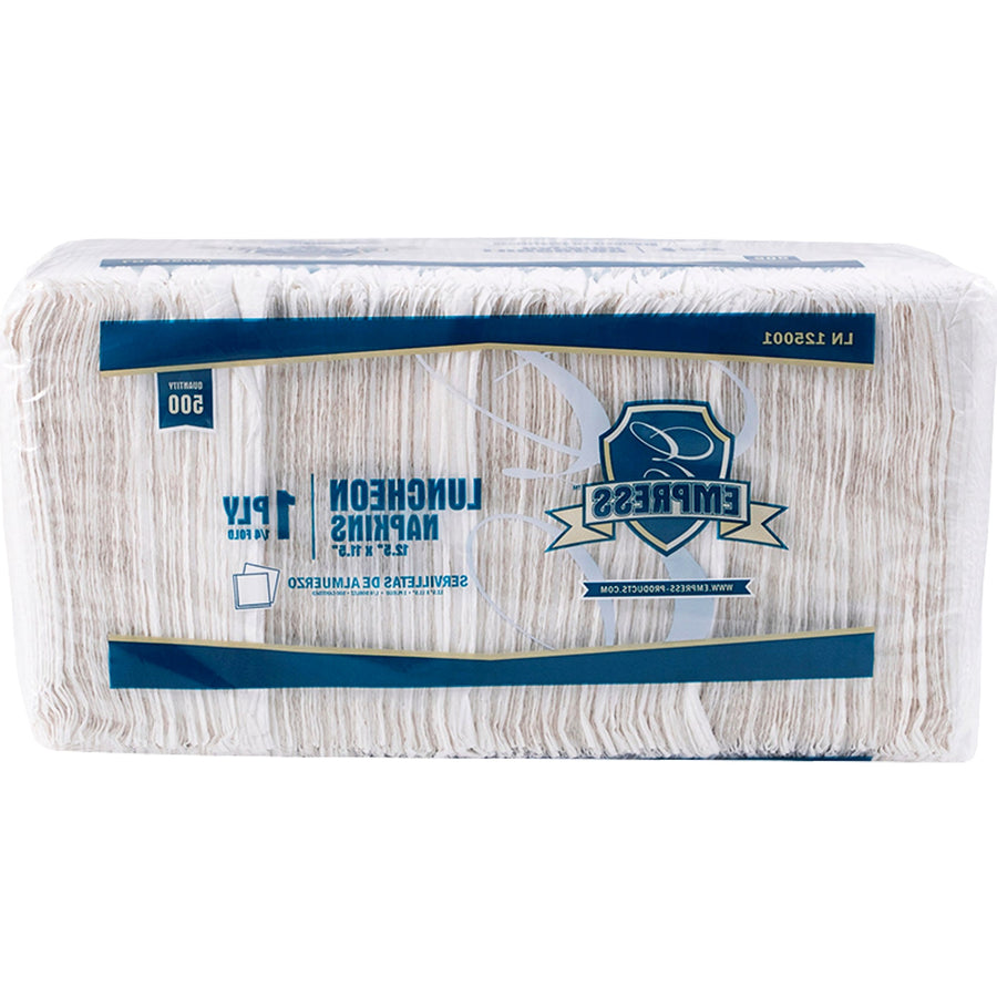 12.5x11.75 White Paper Luncheon Napkins 6000/Case PW103