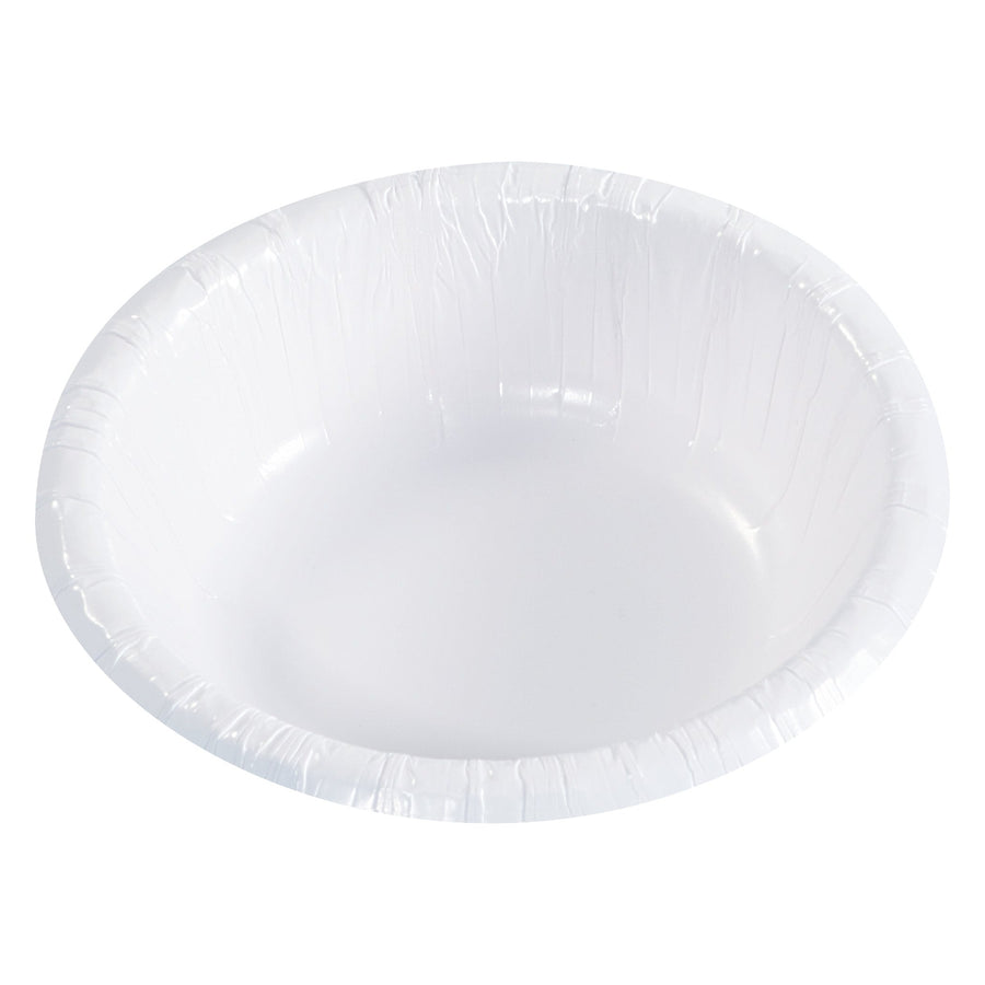 20 oz White Heavy-Duty Paper Bowls Microwavable 500/Case PW122