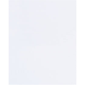 8x4" 1.5 Mil Clear Polypropylene Flat Bags - 2000/Case