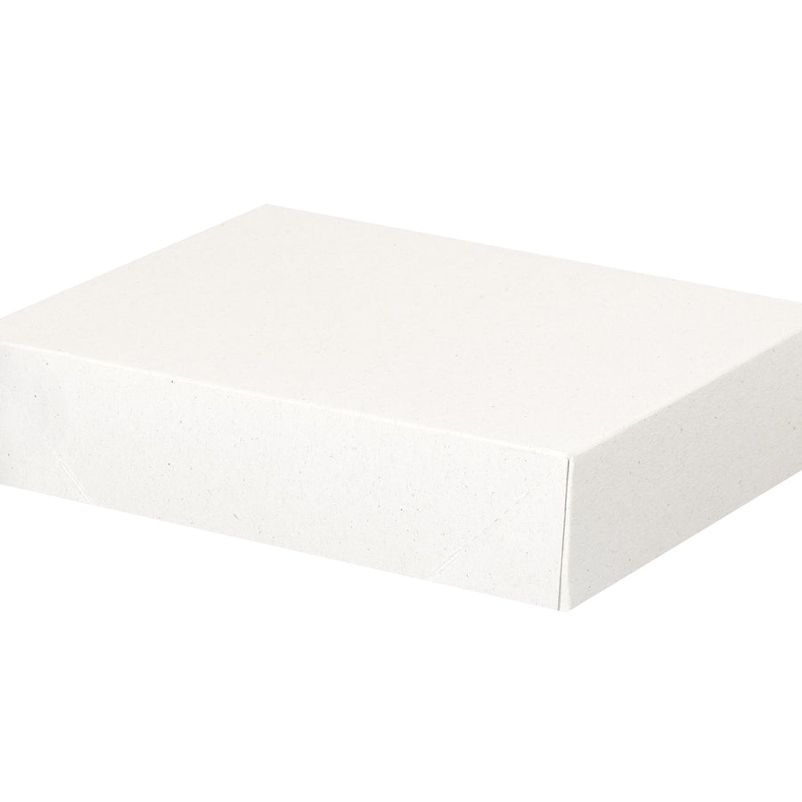 8.5x11x2.5 White Fibreboard Folding Cartons 200/Case RA1