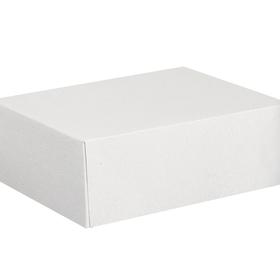 8.5x11x4 White Fibreboard Folding Cartons 150/Case RB1