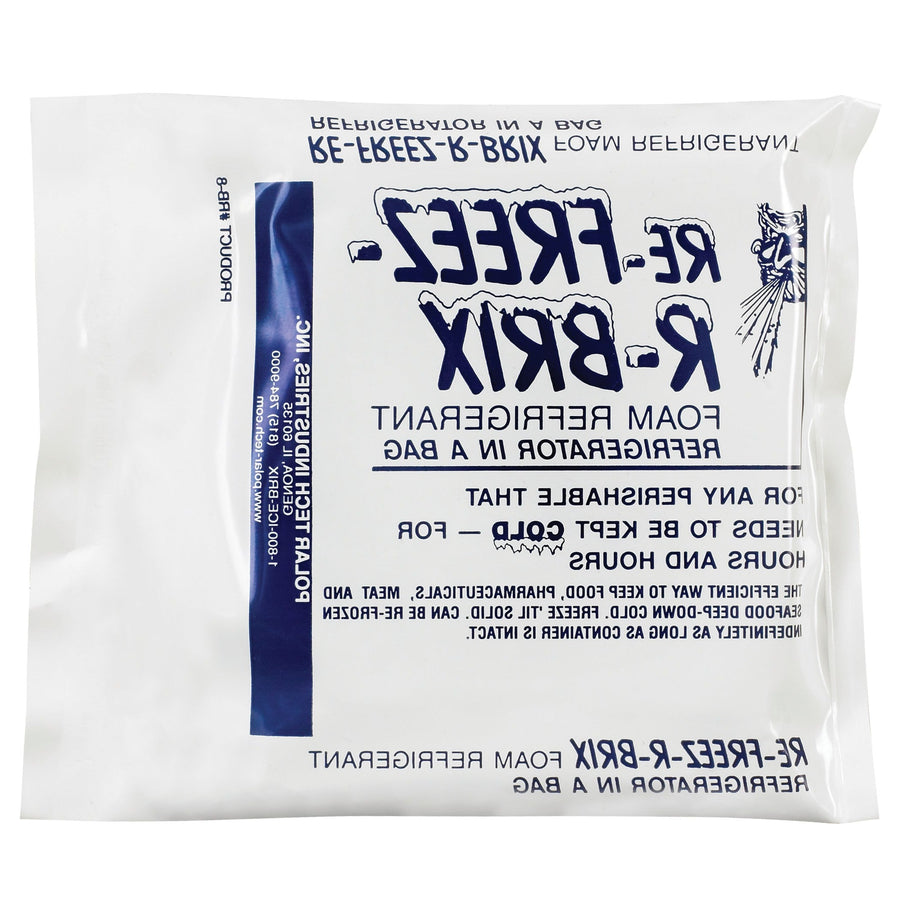 4.5x4x0.75 Foam Refrigerant Cold Bricks 42/Case RB8