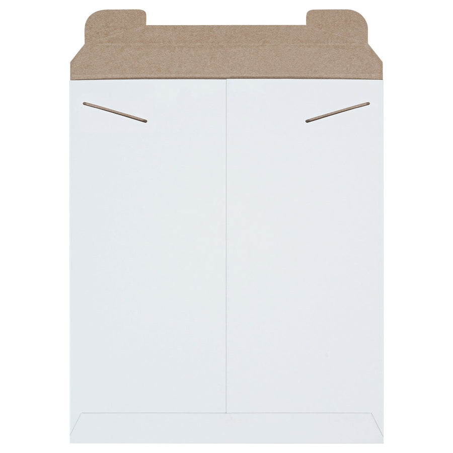 15x12.75 White Chipboard Tab Lock Stayflats Mailers 100/Case RM4W - alias listing