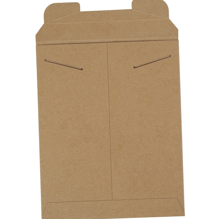 9 3/4 x 12 1/4 in Kraft Stayflats Tab Lock Mailers 100/Case RM5 - alias listing