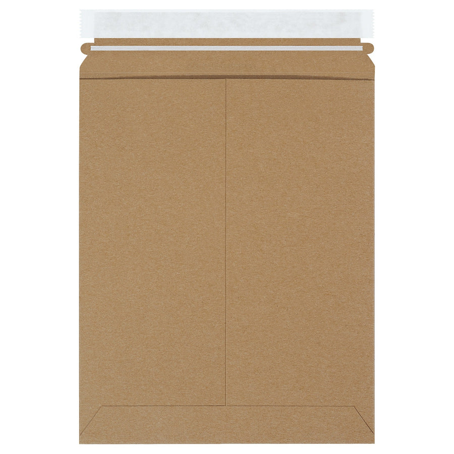 9.75x12.25 Kraft Self-Seal Stayflats Plus Mailers 100/Case RM5K - alias listing