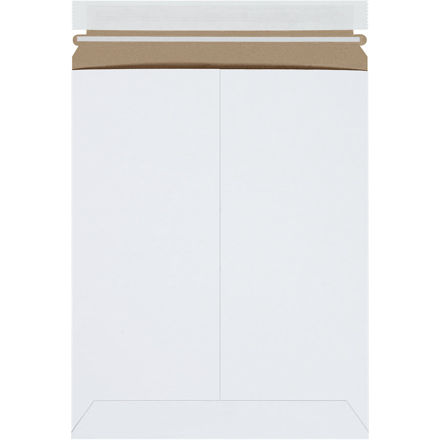 Protect your brand reputation with Packrift's 9.75 x 12.25" white self-seal stayflat mailers. Each case includes 25 professional chipboard envelopes featuring peel-and-seal closure, built-in tear strip, and superior puncture resistance–no additional stiffeners required. Lightweight design reduces freight costs while delivering premium presentation for e-commerce shipments.