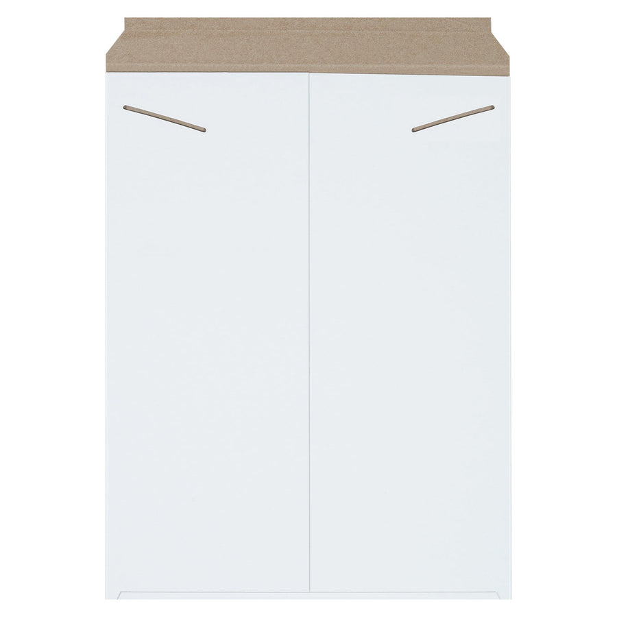 13x18 White Chipboard Tab Lock Stayflats Mailers 100/Case RM6W - alias listing