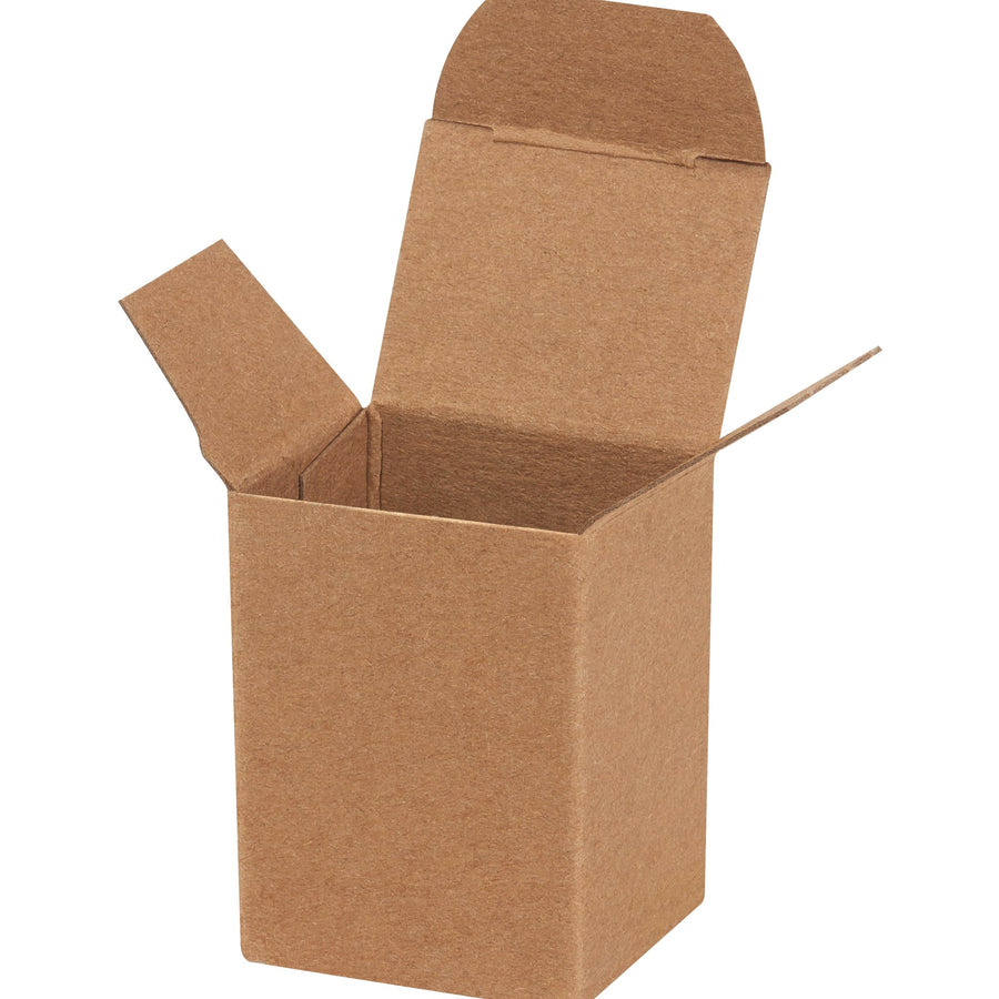 1.5x1.25x2 24pt Kraft Die-Cut Reverse Tuck Folding Cartons 1000/Case RT2SC