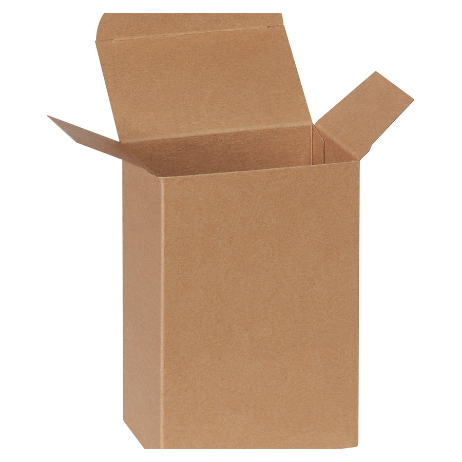 4x2.5x6 Kraft Reverse Tuck Folding Cartons 250/Case RT9SC