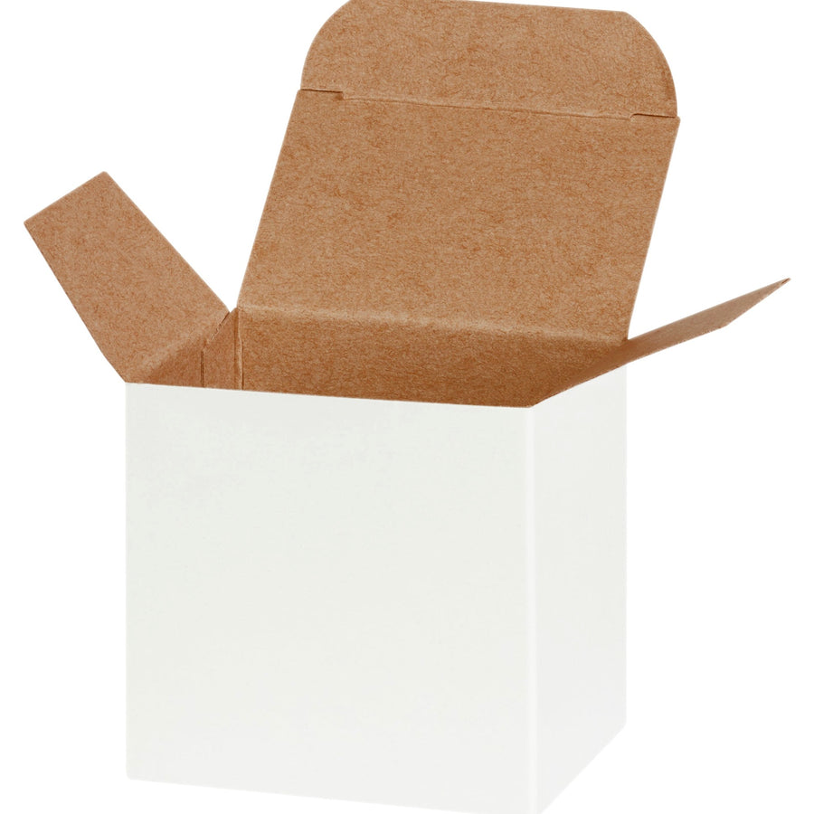 3x2x3 White Fibreboard Reverse Tuck Folding Cartons 500/Case RTC35W