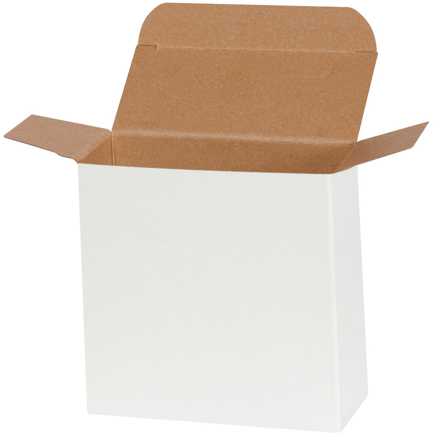 4.5x1.875x4.5 White Reverse Tuck Folding Cartons 250/Case RTC42W