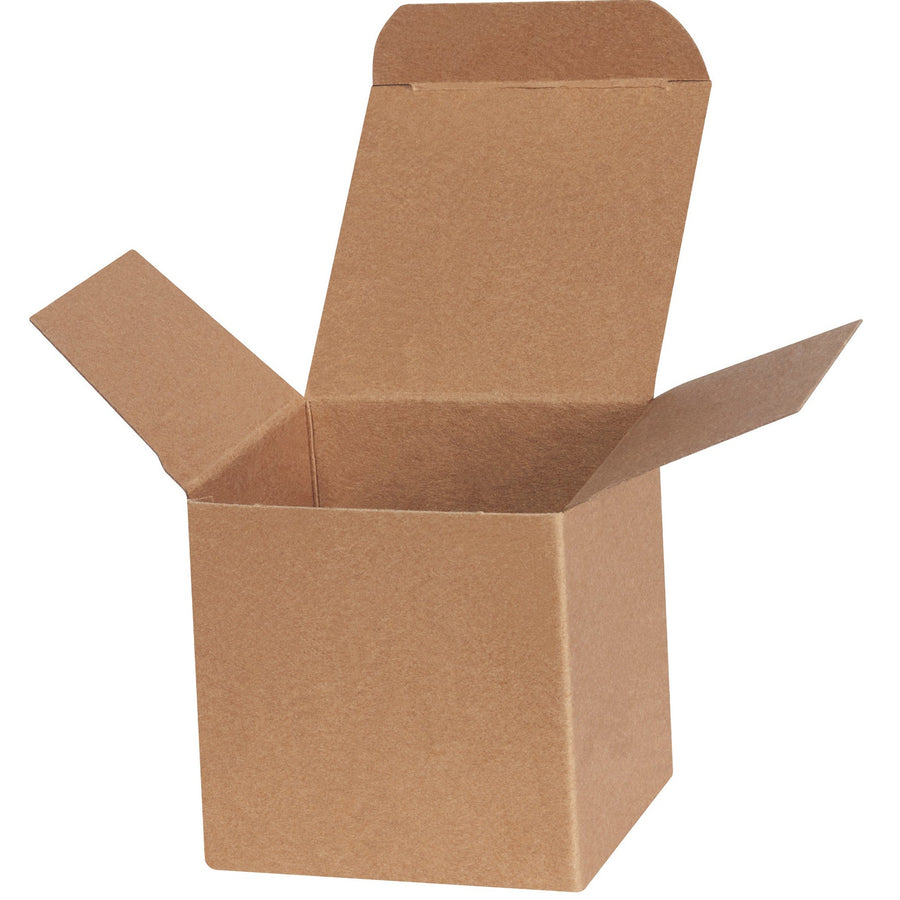 3x3x3 Kraft Reverse Tuck Folding Cartons 250/Case RTC60
