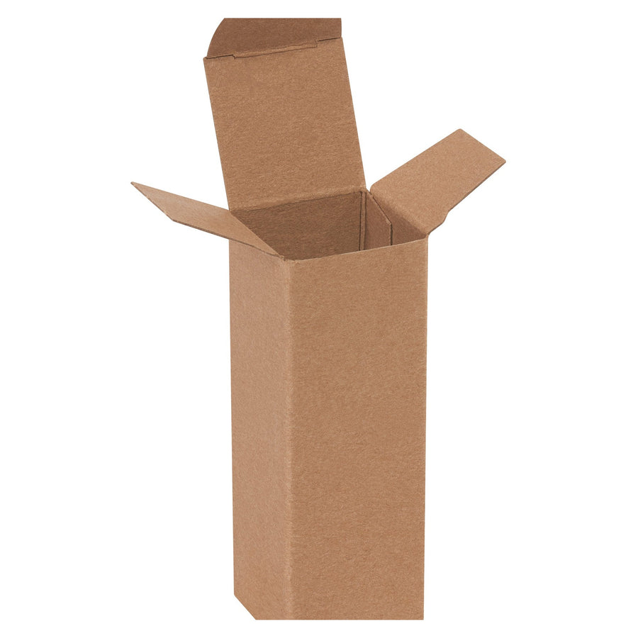 1.5x1.5x4 24pt Kraft Reverse Tuck Folding Cartons 1000/Case RTD1