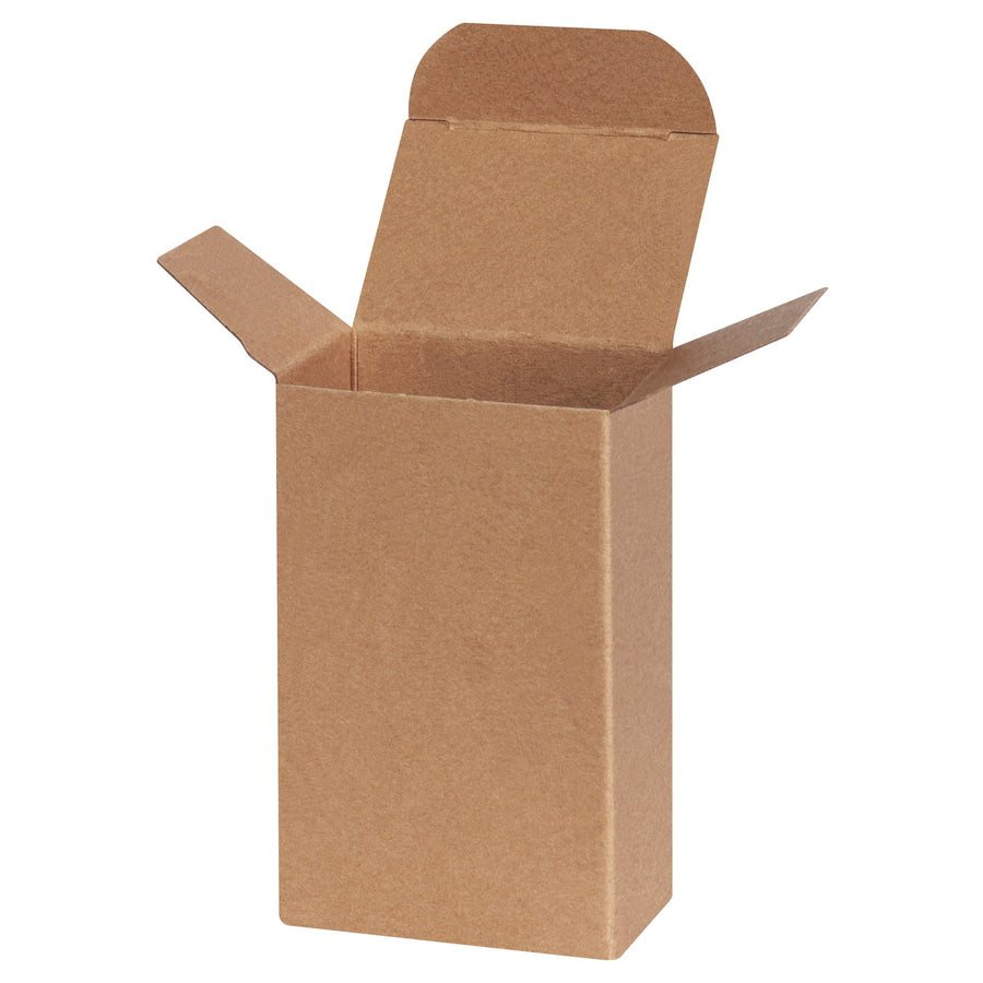 2.5x1.75x4 Kraft Reverse Tuck Folding Cartons 500/Case RTD2