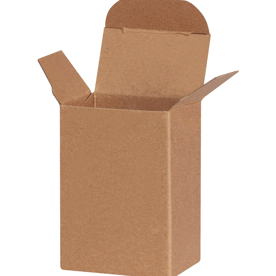 2x1.25x3 Kraft Reverse Tuck Folding Cartons 1000/Case RTS14