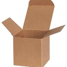 2.88x2.88x3 Heavy Duty Kraft Reverse Tuck Folding Cartons RTS15HD