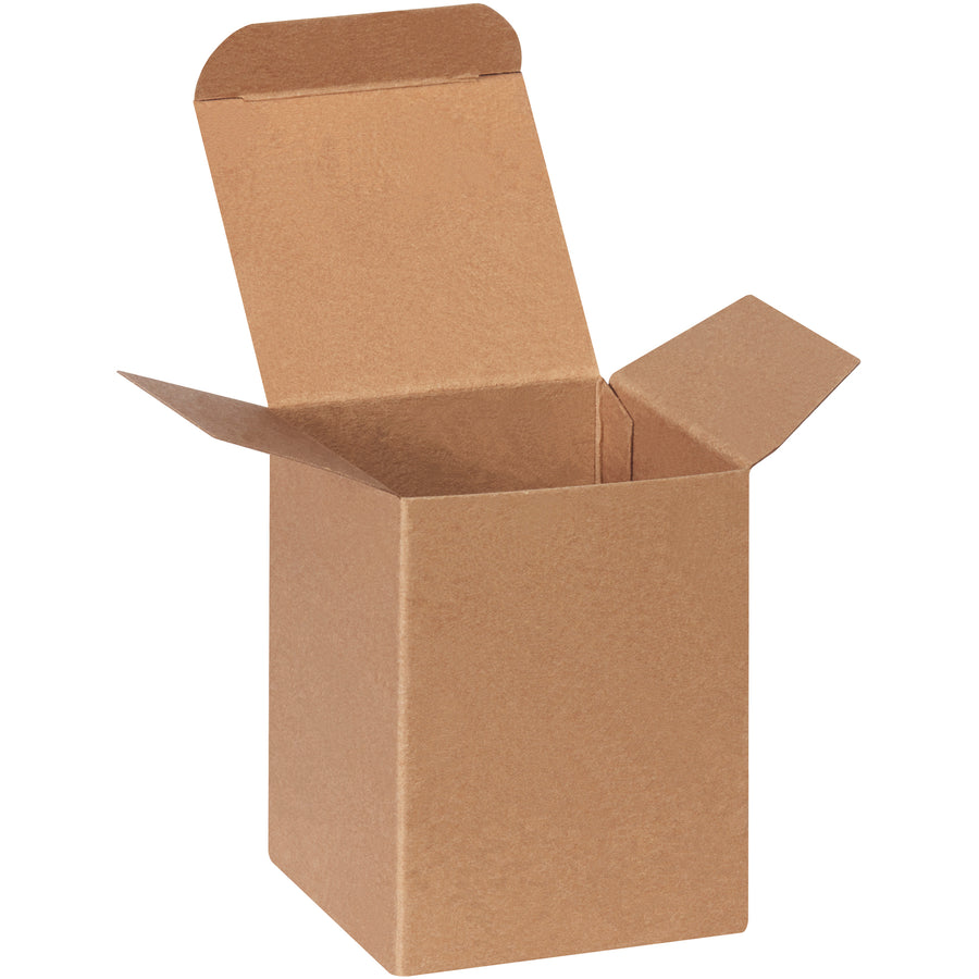 Protect small, lightweight products with these .024 point die-cut kraft reverse tuck folding cartons. Featuring pye-lock tucks for positive locking and exceeding federal specification PPP-B-566. Ships flat in cases of 250 to maximize storage and minimize shipping costs.