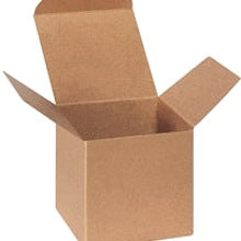 4x4x4 Heavy Duty Kraft Reverse Tuck Folding Cartons RTS23HD