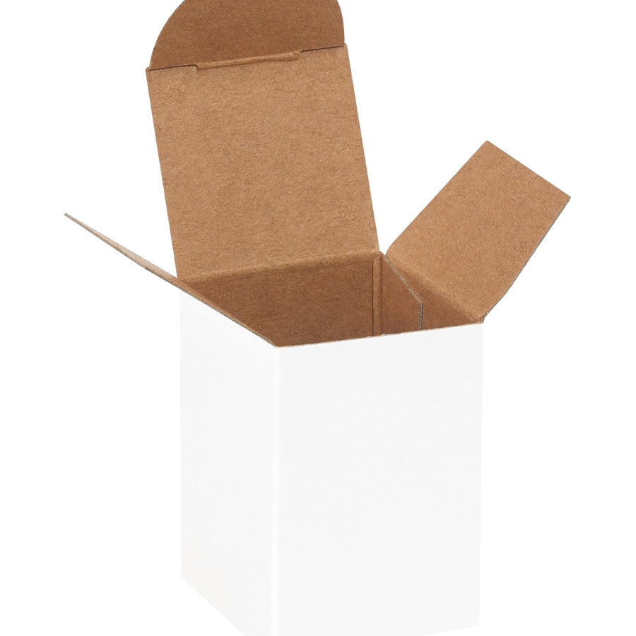 1.5x1.5x2.25 24pt White Fibreboard Reverse Tuck Folding Cartons 1000/Case RTSPEC1W