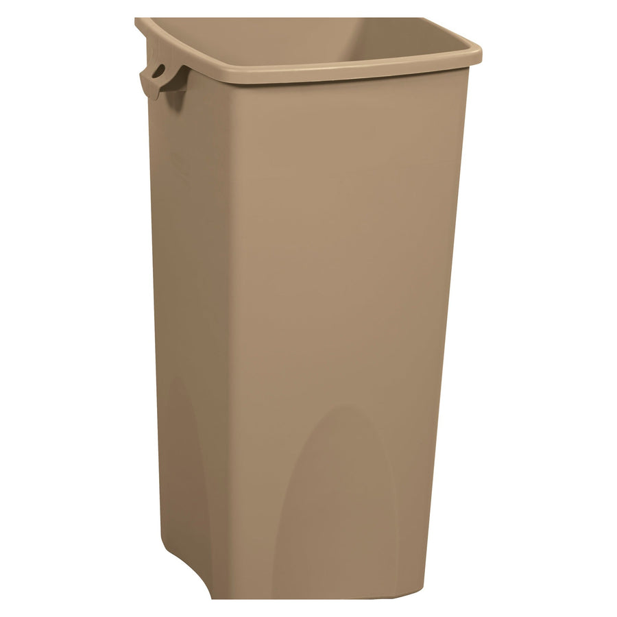 23 Gallon Beige Plastic Hands-Free Trash Can 1 Each RUB210CBE